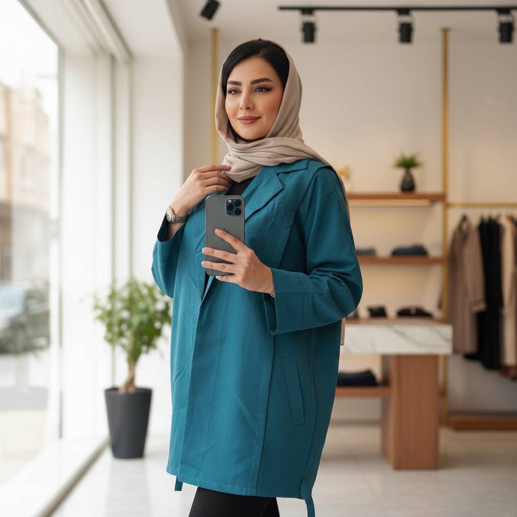پانچ بغل دکمه جذاب در رنگ بندی با کیفیت عالی کد 100750 ارغوان