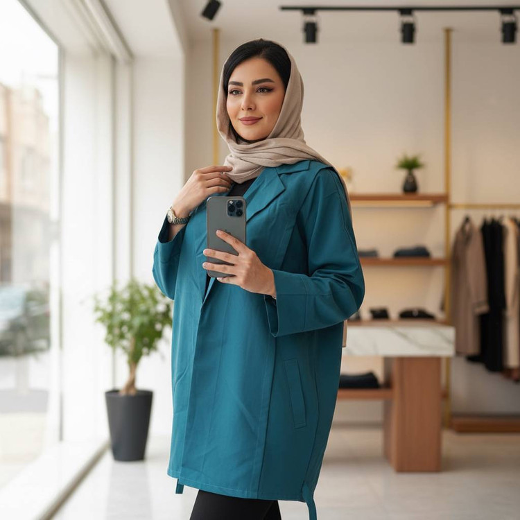 پانچ بغل دکمه جذاب در رنگ بندی با کیفیت عالی کد 100750 ارغوان