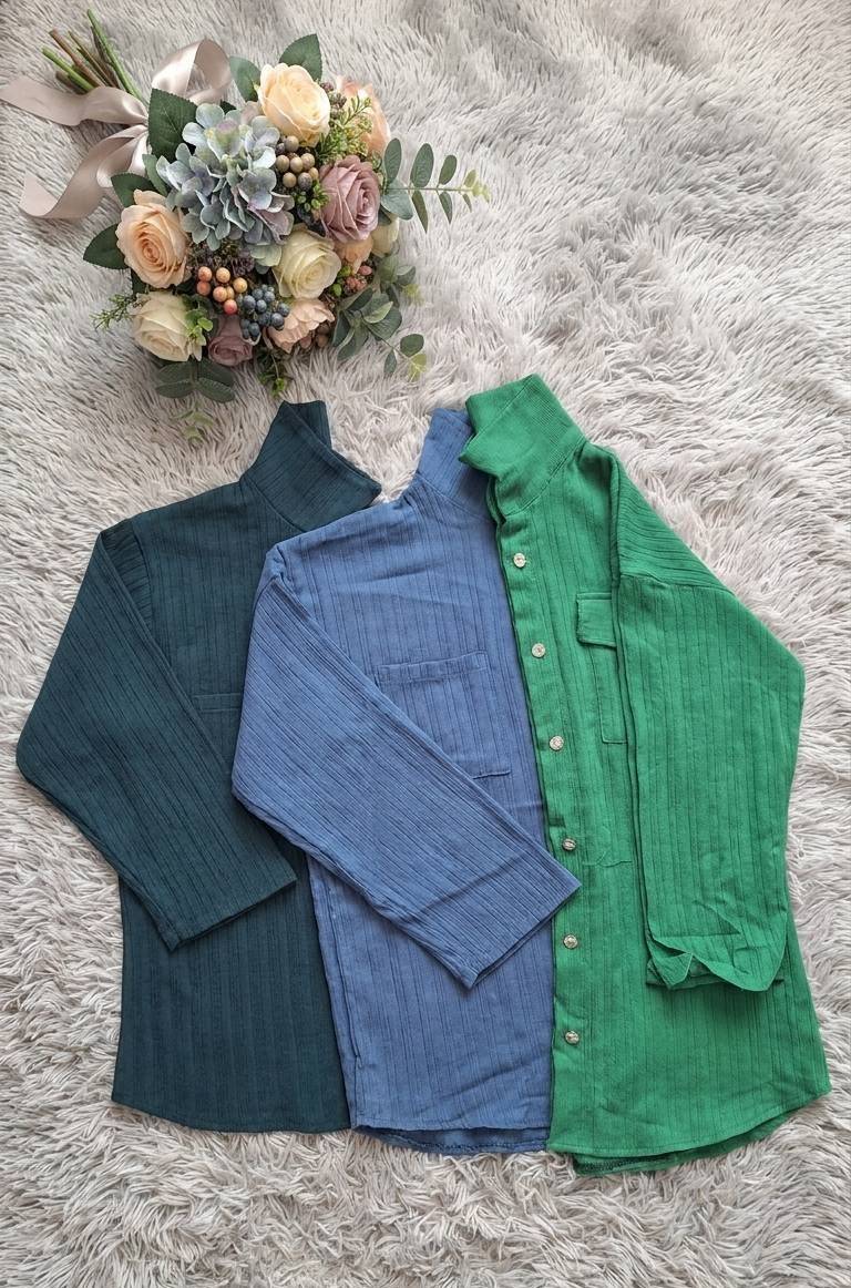 شومیز مانتویی آیوا آستین ساده در رنگ بندی کد 100763 ارغوان