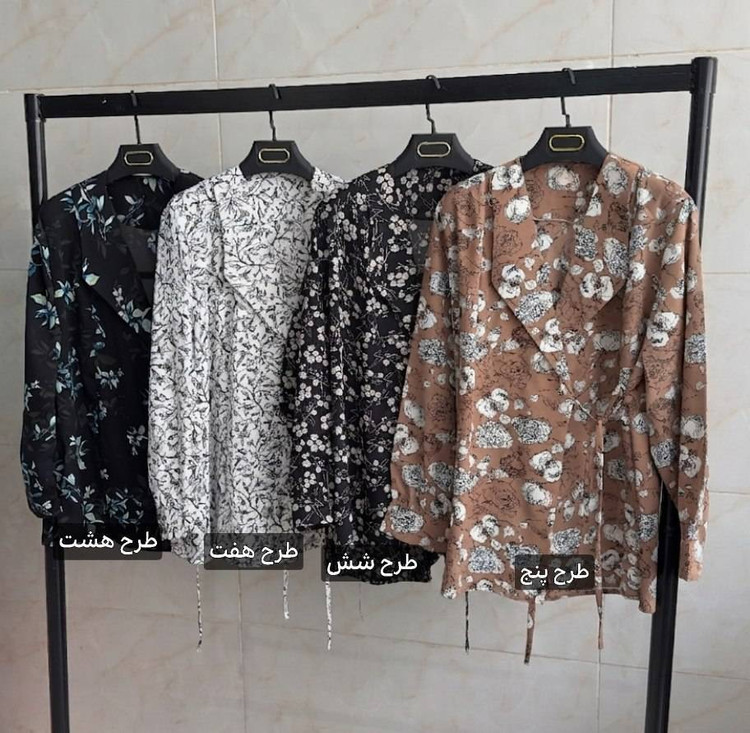 شومیز مجلسی نگاه با کیفیت عالی در طرح های زیبا کد100766 ارغوان