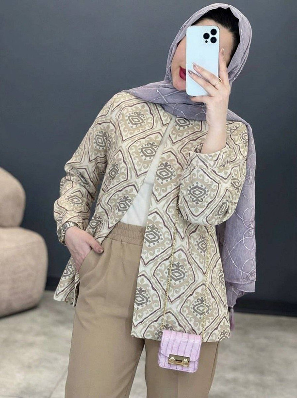 ست کت و شلوار آناهیتا با کیفیت عالی و فوق العاده شیک کد 1585 الیشکا