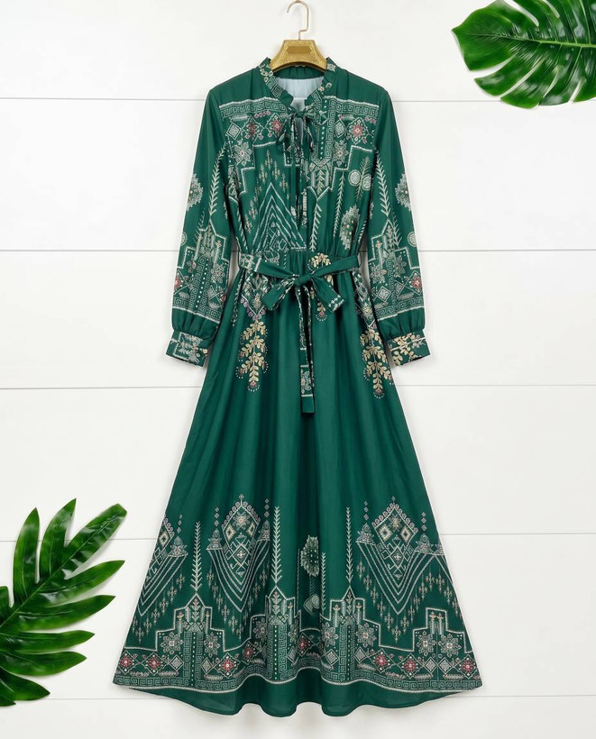 پیراهن بلند فرحناز بوگاتی درجه یک و با کیفیت عالی کد 16189 الیکشا