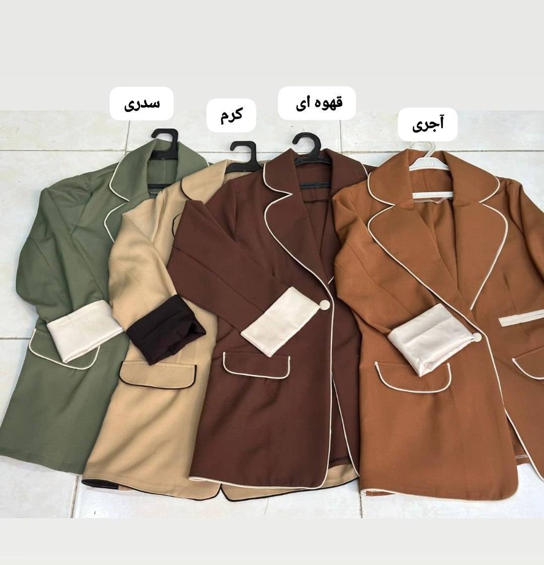 کت تک مغزی دوزی اعلا و با کیفیت در رنگ بندی کد 100769 ارغوان