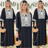 عبایی آلکا داکرون خرجکار سوزن دوزی اعلا کد 16864 الیشکا