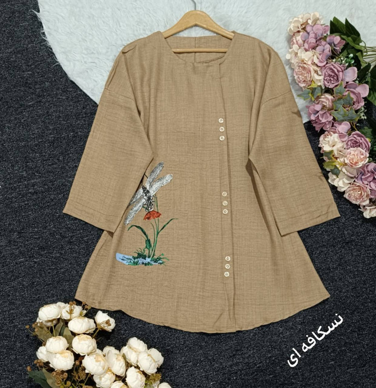 تونیک سنجاقک با رنگبندی و کیفیت عالی🥰👌🏻✨کد 21035 باران