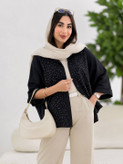 شومیز جلو نگینی جذاب در رنگ بندی کد 75990 تارا