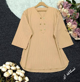 تونیک شش دکمه زیبا و شیک تنخور عالی در رنگبندی 🎀 🎀 کد ۲۱۰۵۲ لیدی