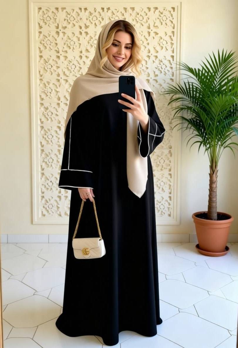 مانتو عبایی پریا زیبا و شیک کیفیت عالی 😍✅100013پرفاز