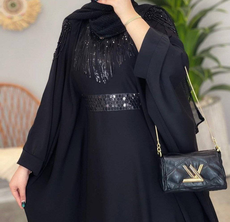 عبایی مرینوس الیزه با کیفیت 🌈💯🎀۱۴۴۵ نفیس