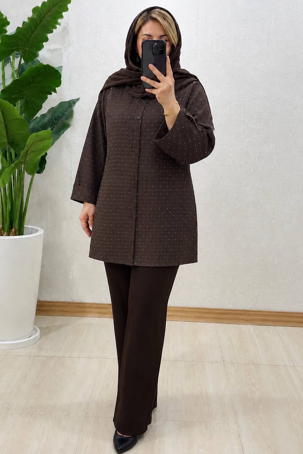 شومیز نگین دار با جنس خنک😎🌸✨کد 15725 طاها