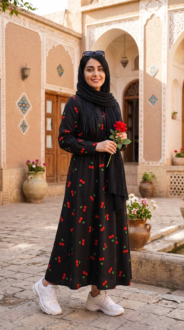 پیراهن یقه چین شیدا سبک و خنک مناسب فصل 🎀🎀کد۲۱۰۷۸ دلتا