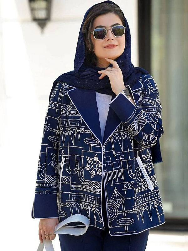 ست مانتو شلوار ابریشم با جنس مازراتی😎✅✨کد 14051 طاها