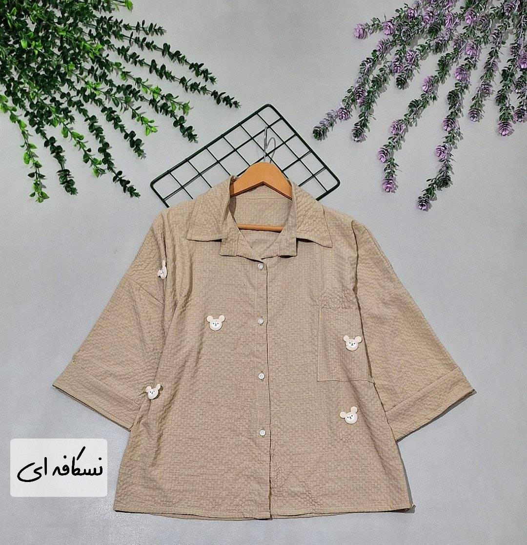 شومیز شلوار تدی تنخور زیبا و رنگ بندی شیک 😍🎀کد570 آدراپانا