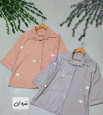 شومیز شلوار تدی تنخور زیبا و رنگ بندی شیک 😍🎀کد570 آدراپانا