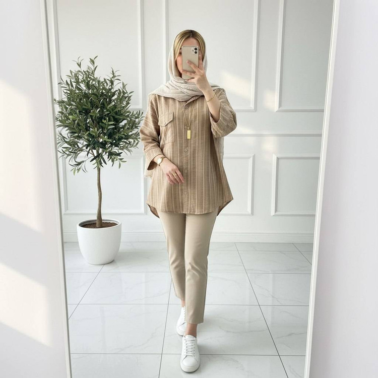 شومیز مانتویی کیمونو ضادین 🥰کد512 شانی