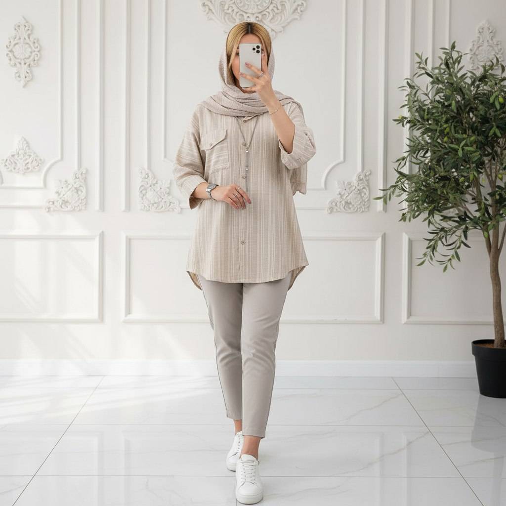 شومیز مانتویی کیمونو ضادین 🥰کد512 شانی