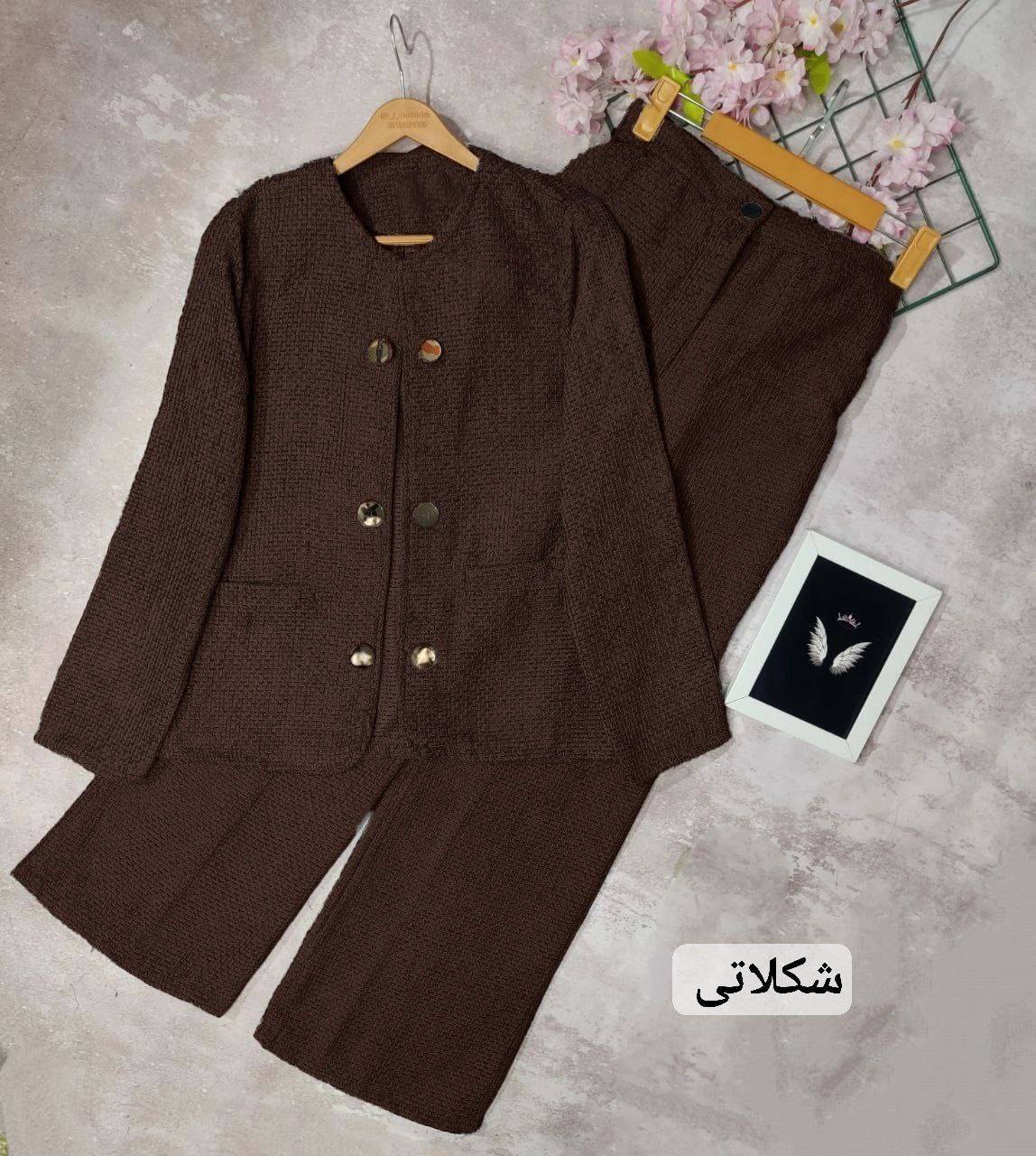 ست کت و شلوار پروا زیبا و شیک ❤️✅99926پرفاز
