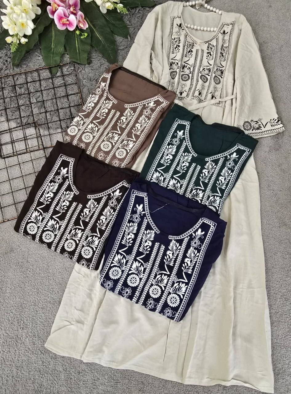 پیراهن گندم نخی خنک و سبک 🌈🛍🎀۱۳۹۹۹ نفیس