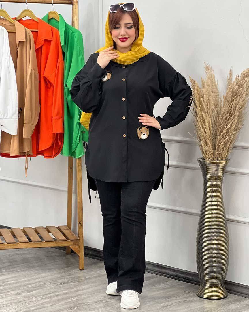 شومیز استیکر خرس داکرون درجه یک 🫂💯🛍۱۷۹۸۹ نفیس