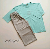 ست تیشرت شلوار راحتی قواره بزرگ در رنگ بندی زیبا 😍😍کد۲۱۱۹۳ دلتا