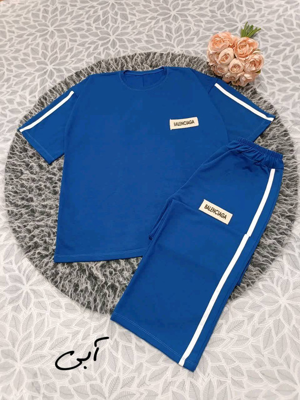 ست تیشرت شلوار جذاب BALENCIAGA زیبا وشیک تنخور عالی در رنگبندی 🌈 🌈 کد ۲۱۲۳۷دلتا