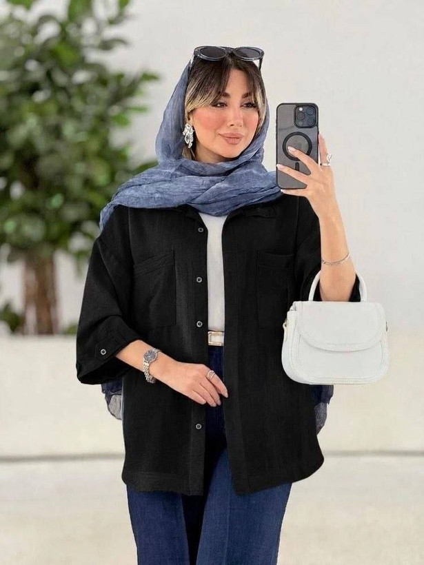 مانتو دلاری تنخور شیک و رنگ بندی زیبا 😍😍کد دلاری شهرزاد