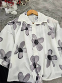 ست شومیز گره ای و دامن همتا شومیز بوگاتی و دامن لنینت در رنگ بندی کد 20985 والیا