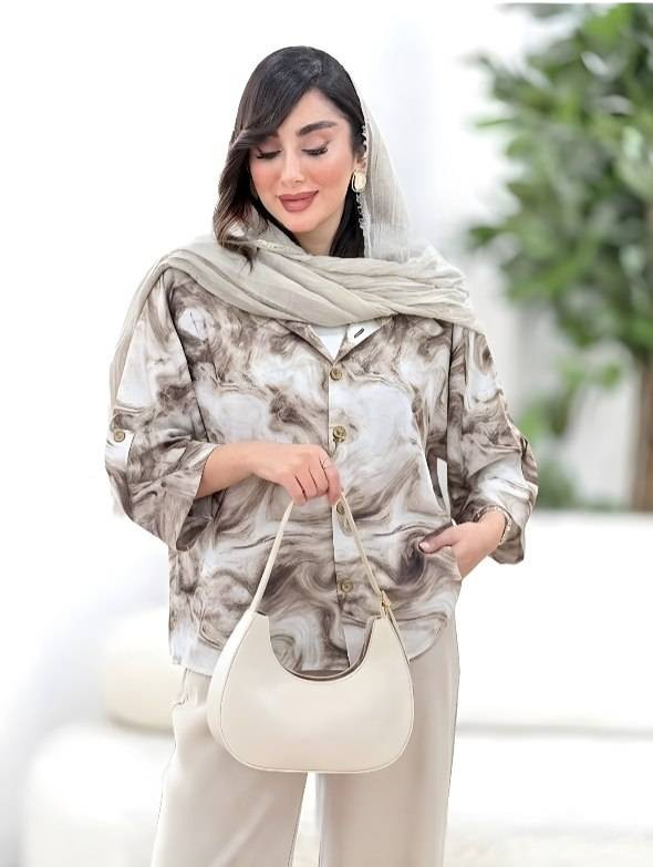 شومیز گازوئیلی جواهر سوفیا گازوئیلی باکیفیت در رنگ بندی کد 21137 والیا