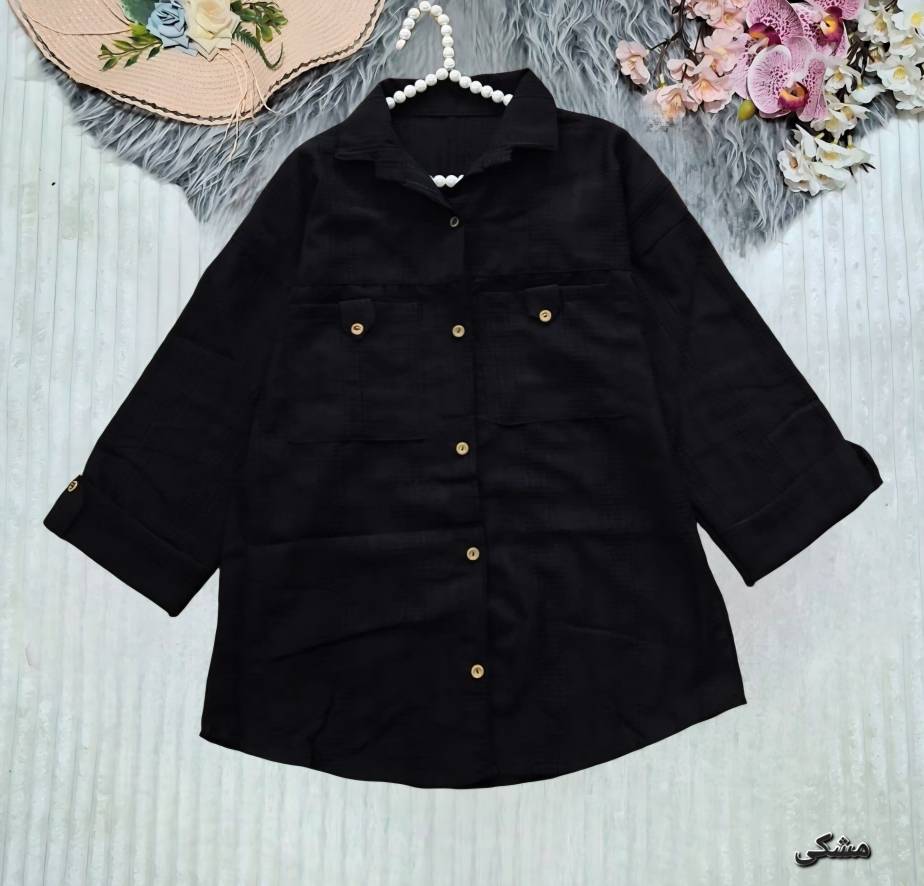شومیز مانتوی کوک دوزی 🌿 با رنگ بندی و کیفیت عالی ✅تارا75994