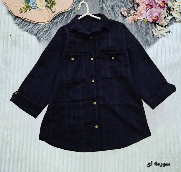 شومیز مانتوی کوک دوزی 🌿 با رنگ بندی و کیفیت عالی ✅تارا75994
