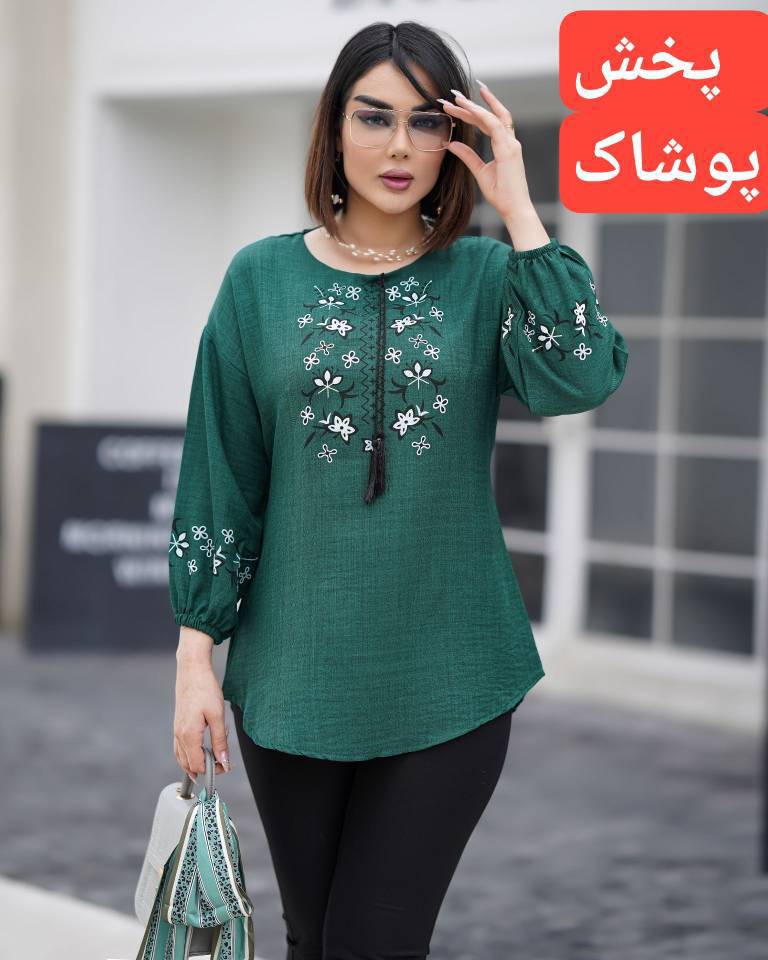 شومیز شهره با جنس عالی😍♥👌🏻کد 18309 باران