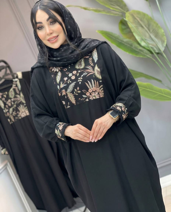 مانتو عبایی ماهرخ تنخور زیبا و شیک 🥰🎀کد604 آدراپانا