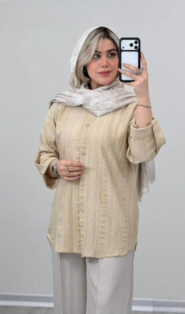 شومیز مانتویی مراکشی در رنگبندی😍👌🏻کد 21277 سارین