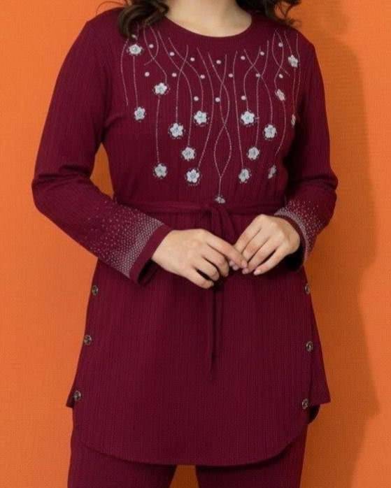 تونیک شکوفه در رنگ بندی زیبا 🥰❤️کد5624 ماه
