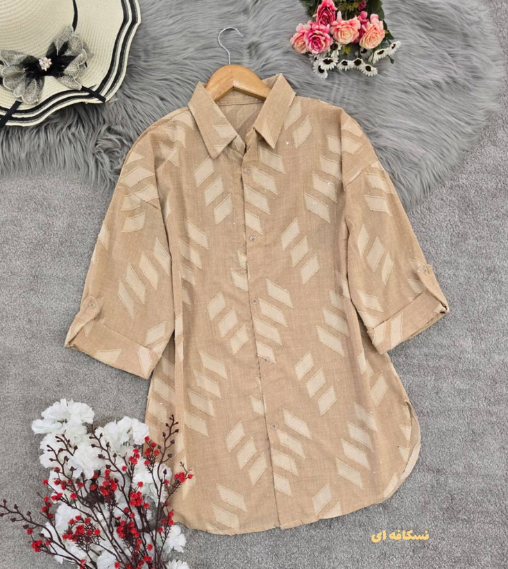 شومیز نگینی کسمه شیک و زیبا 🥰🎀کد 20762 کلار