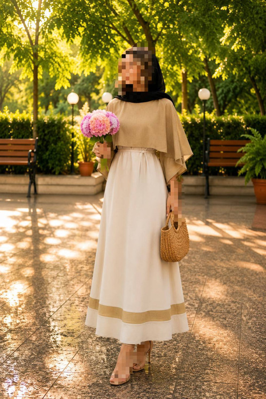 سارافون رویه دار مدل نجلا♥🫰🏻کد 21304 طاها