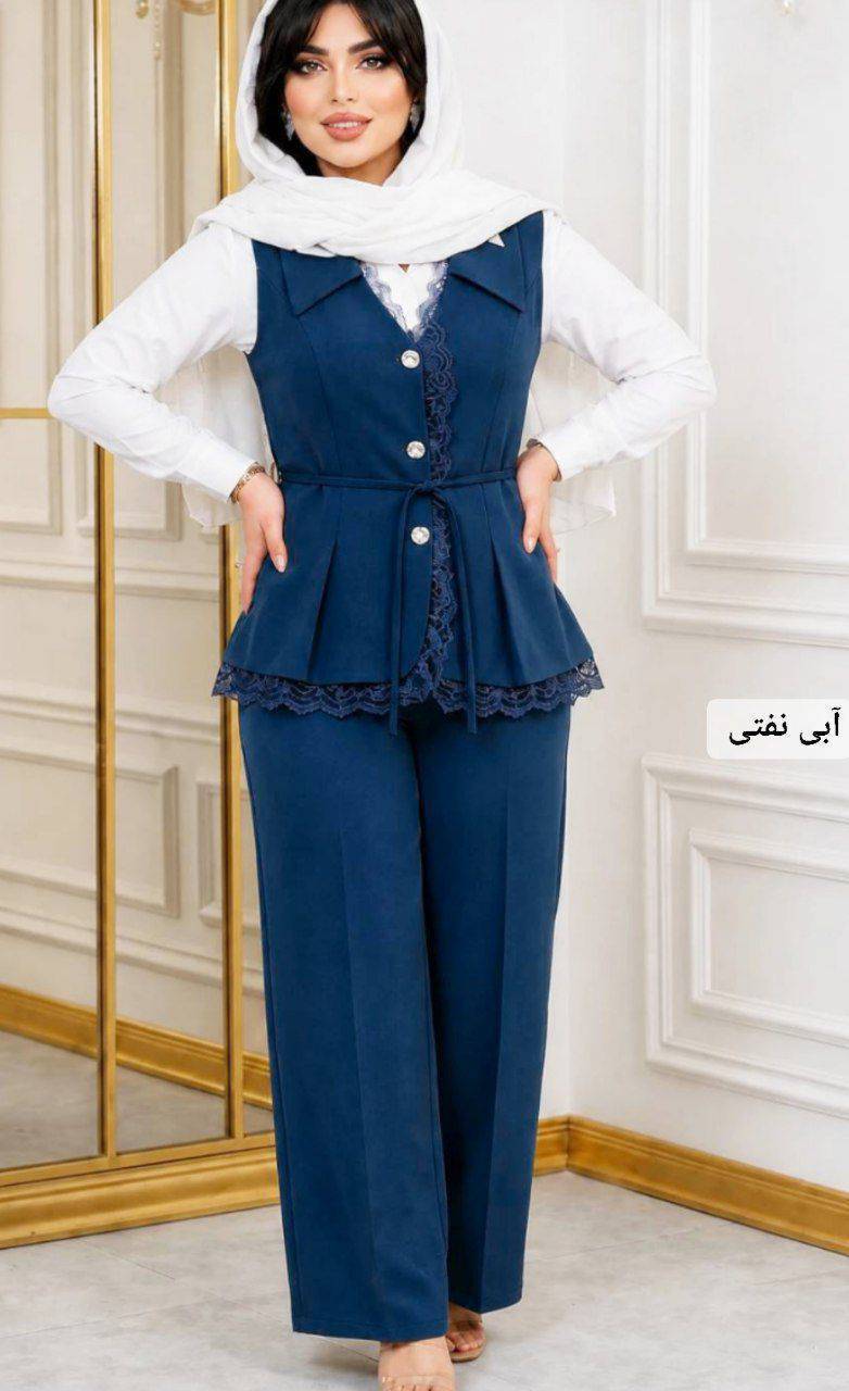 ست وست و شلوار نازلی جنس مازراتی😎👌🏻کد 18095 ناز