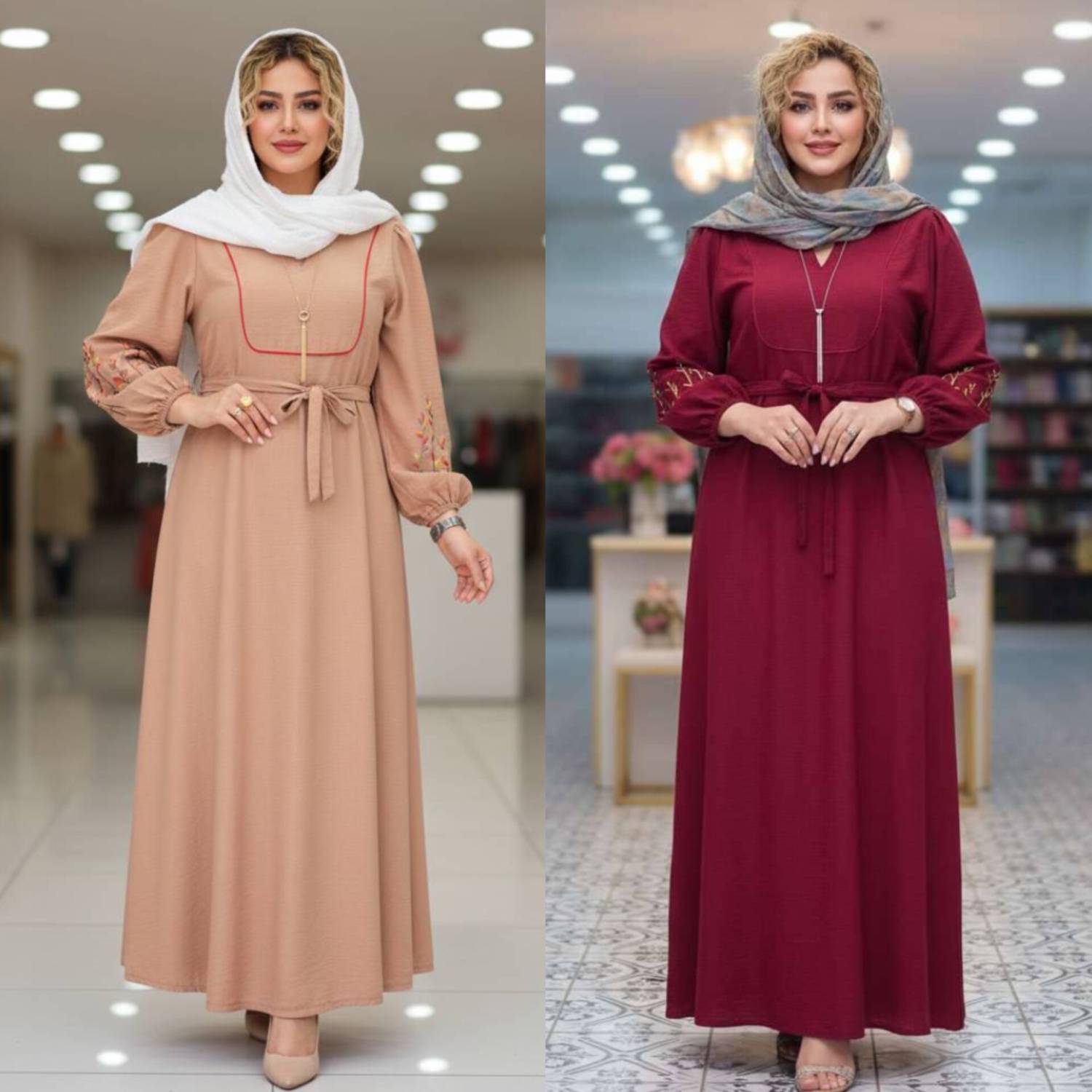 کفتان گلدوزی نرگسی 🌿 با رنگ بندی و کیفیت عالی ✅والی5000