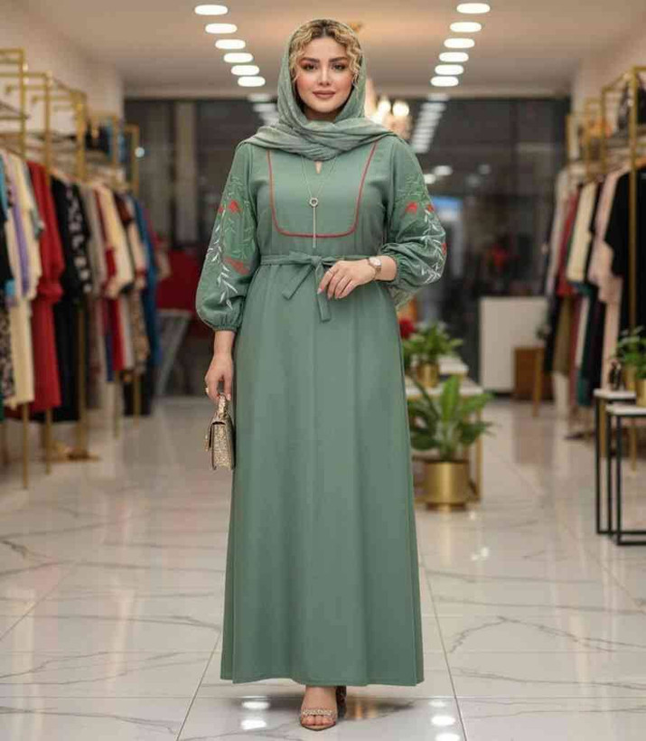کفتان گلدوزی نازگل 🌼 با رنگ بندی و کیفیت عالی ✅والی7059