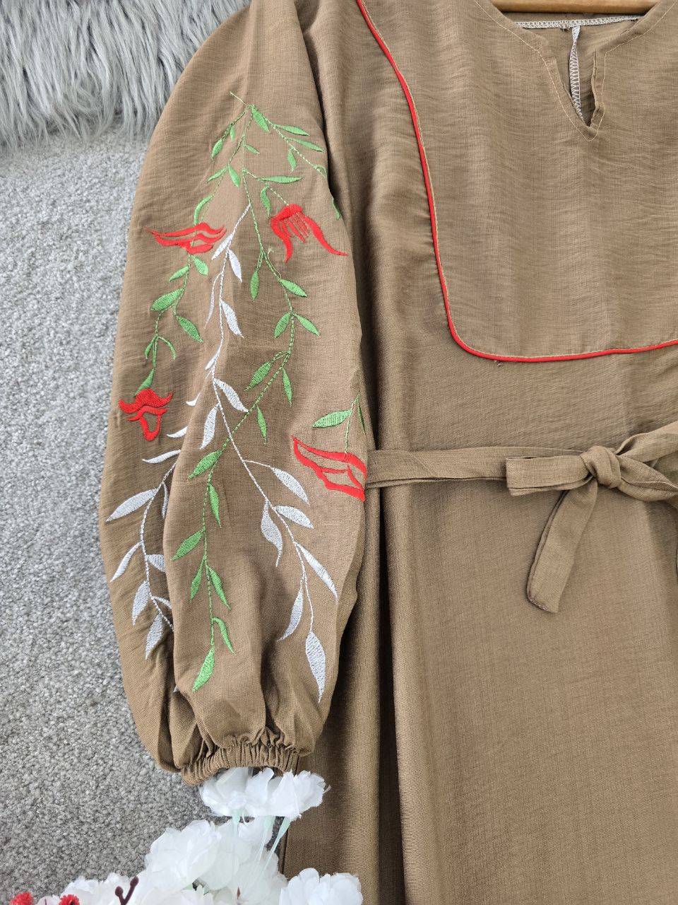 کفتان گلدوزی نازگل 🌼 با رنگ بندی و کیفیت عالی ✅والی7059