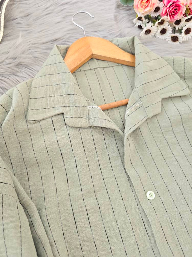 شومیز دیپلمات هستی 🌿 با پارچه سوفیای درجه یک و کیفیت عالی ✅والی18269