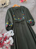 کفتان گلدوزی گلبرگ 🌿 با رنگبندی و کیفیت عالی ✅والی6646