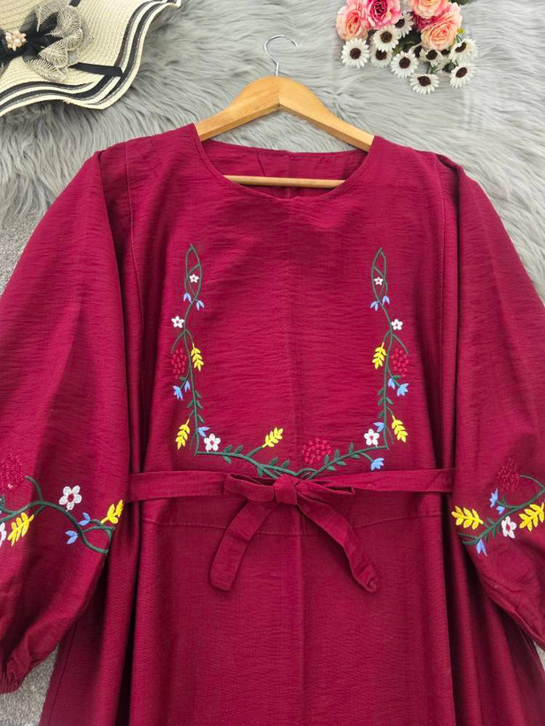 کفتان گلدوزی گلبرگ 🌿 با رنگبندی و کیفیت عالی ✅والی6646
