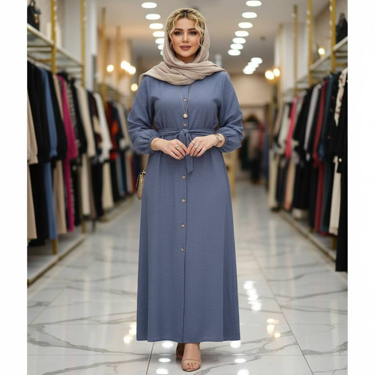 مانتو بلند دنیا 🌈با پارچه شانتون درجه یک و رنگ بندی ✅والی7003