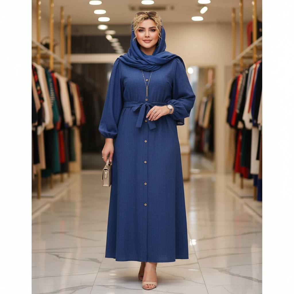 مانتو بلند دنیا 🌈با پارچه شانتون درجه یک و رنگ بندی ✅والی7003