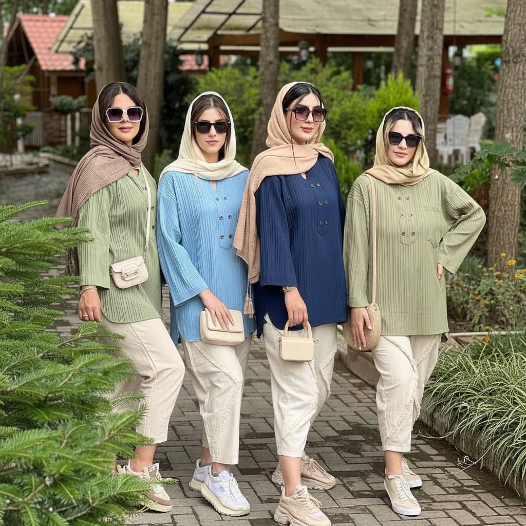 تونیک آیوای ریحانه🌈با رنگ بندی و کیفیت عالی✅والی18030