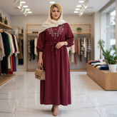 کفتان گلدوزی ترمه🌈 بارنگبندی و کیفیت عالی✅والی7607