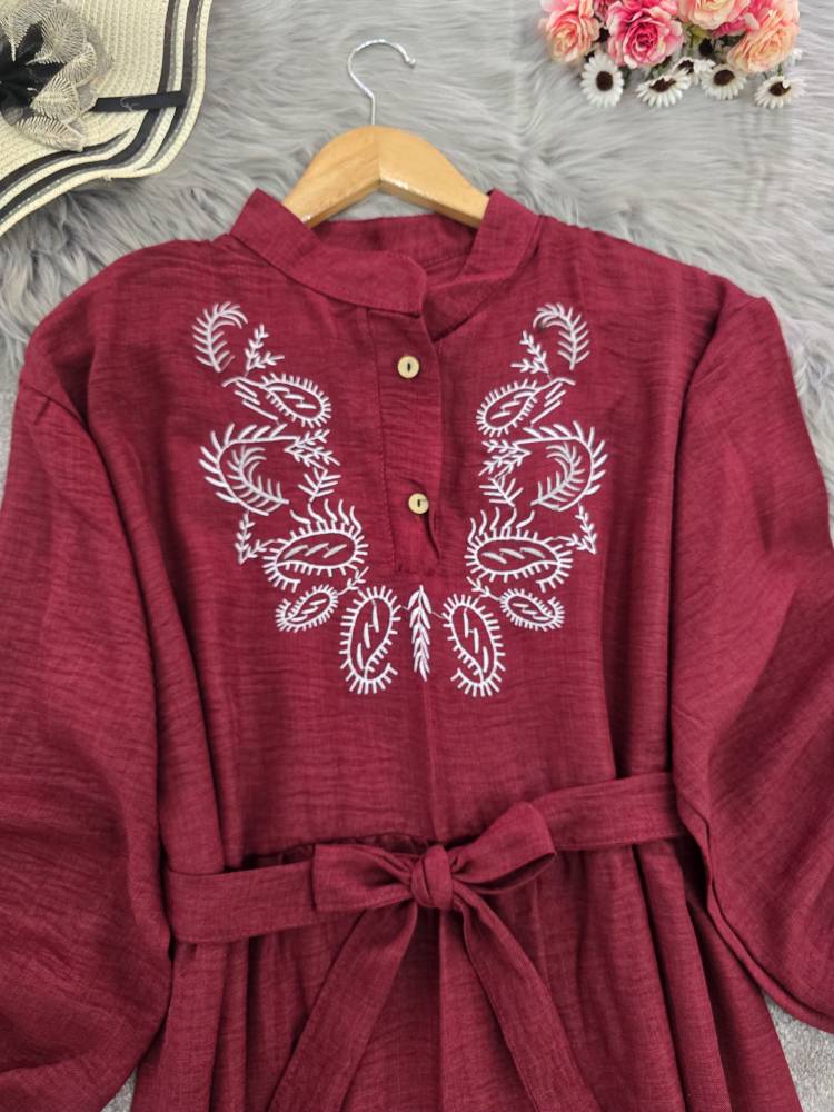 کفتان گلدوزی ترمه🌈 بارنگبندی و کیفیت عالی✅والی7607