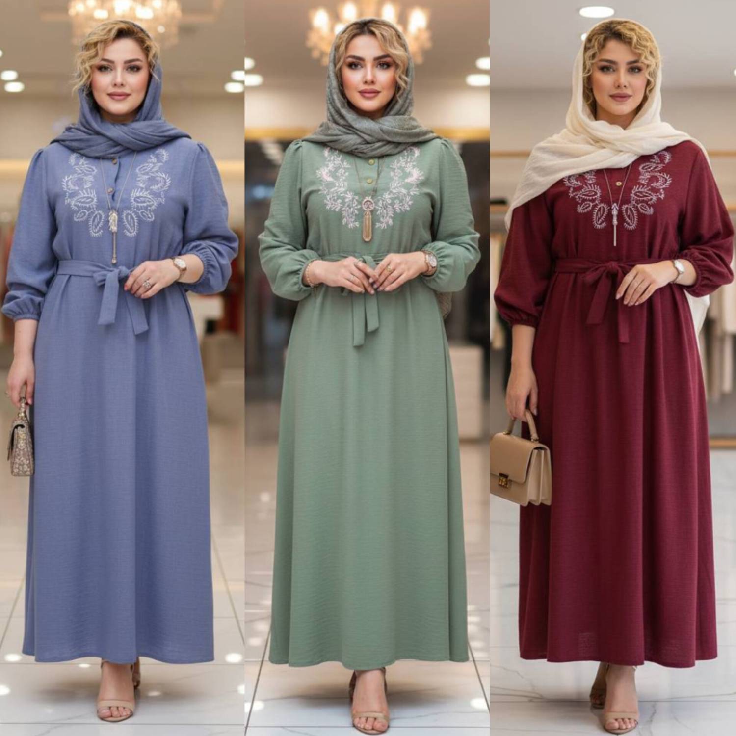 کفتان گلدوزی ترمه🌈 بارنگبندی و کیفیت عالی✅والی7607