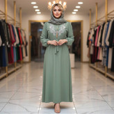 کفتان گلدوزی ترمه🌈 بارنگبندی و کیفیت عالی✅والی7607